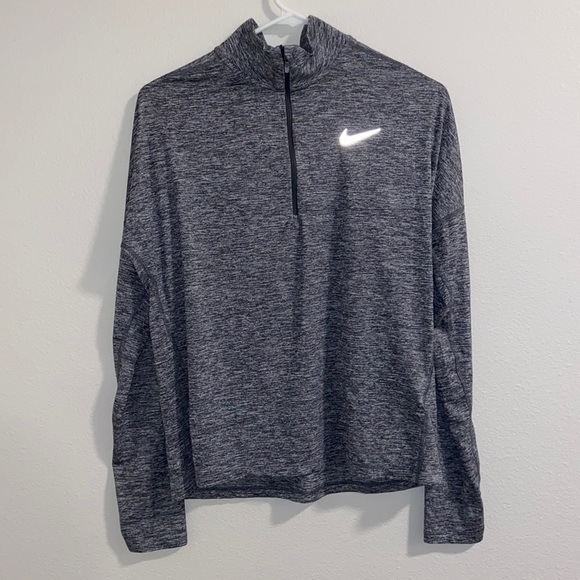Nike Tops - Nike Running 1/4 Zip grey top